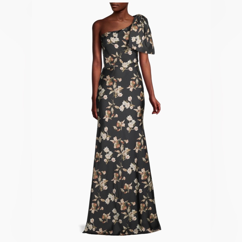 Sachin + Babi Aubrey floral one shoulder gown - Picture 13 of 14